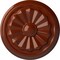 Ekena Millwork Olivia Ceiling Medallion (Fits Canopies up to 2 1/8"), Hand-Painted Firebrick, 7 7/8"OD x 1 1/8"P CM07OLFIF - alternate 1
